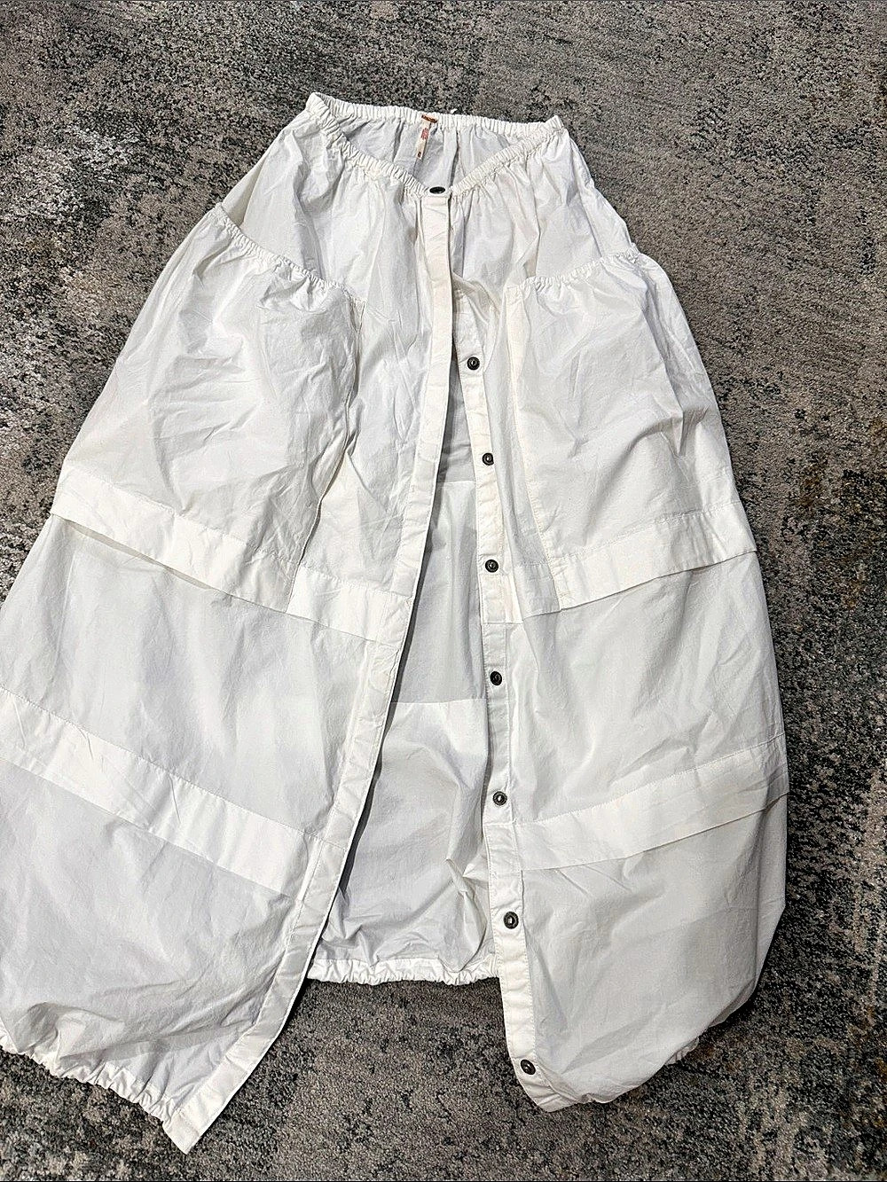 Free People Picture Perfect Parachute Skirt White